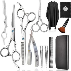 Hair Thinning Scissors Hair Cutting Scissors Kit, Tijeras De Peluqueria Profesional Hair Trimming Scissors Haircut Scissors Blending Shears Set Hair Thinning Scissors Hair Cutting Scissors Kit, Tijeras De Peluqueria Profesional Hair Trimming Scissors Haircut Scissors Blending Shears Set